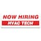 Signmission Now Hiring HVAC Tech Banner Apply Inside Accepting Application Single Sided B-120-30260 - alternate 1